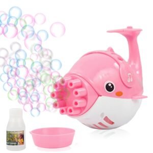 Playful Dolphin Bubble Shooter Toy, Hours of Fun with Bubbles and Delight, Perfect for Kids and Family, Battery Operated, Automatic Bubble Maker for...